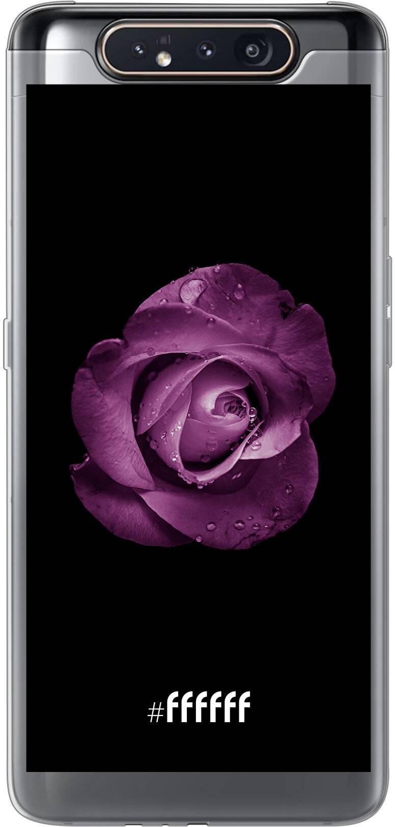 Purple Rose Galaxy A80