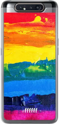 Rainbow Canvas Galaxy A80