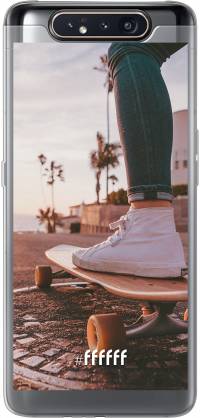 Skateboarding Galaxy A80