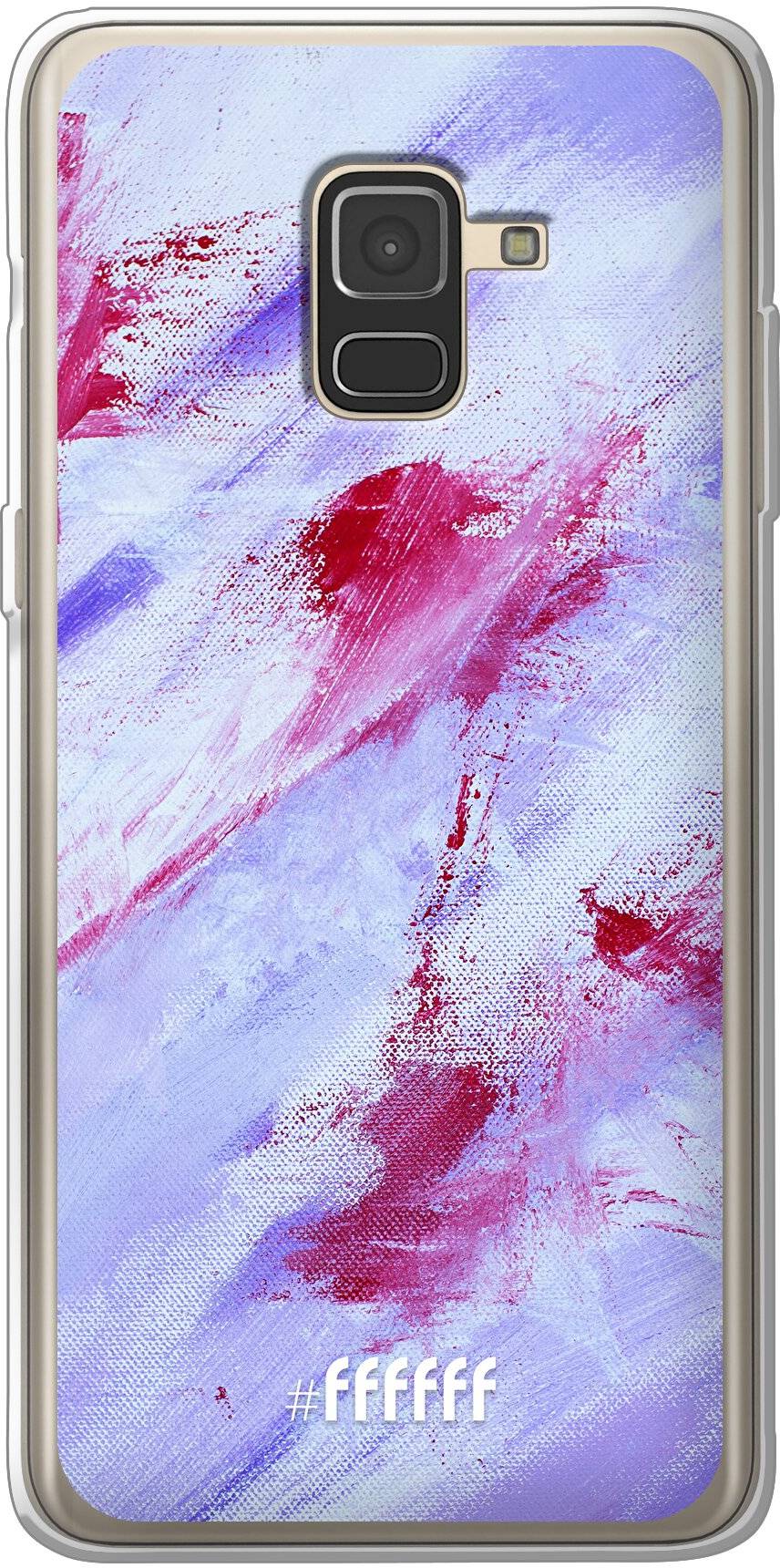 Abstract Pinks Galaxy A8 (2018)