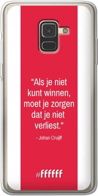 AFC Ajax Quote Johan Cruijff Galaxy A8 (2018)