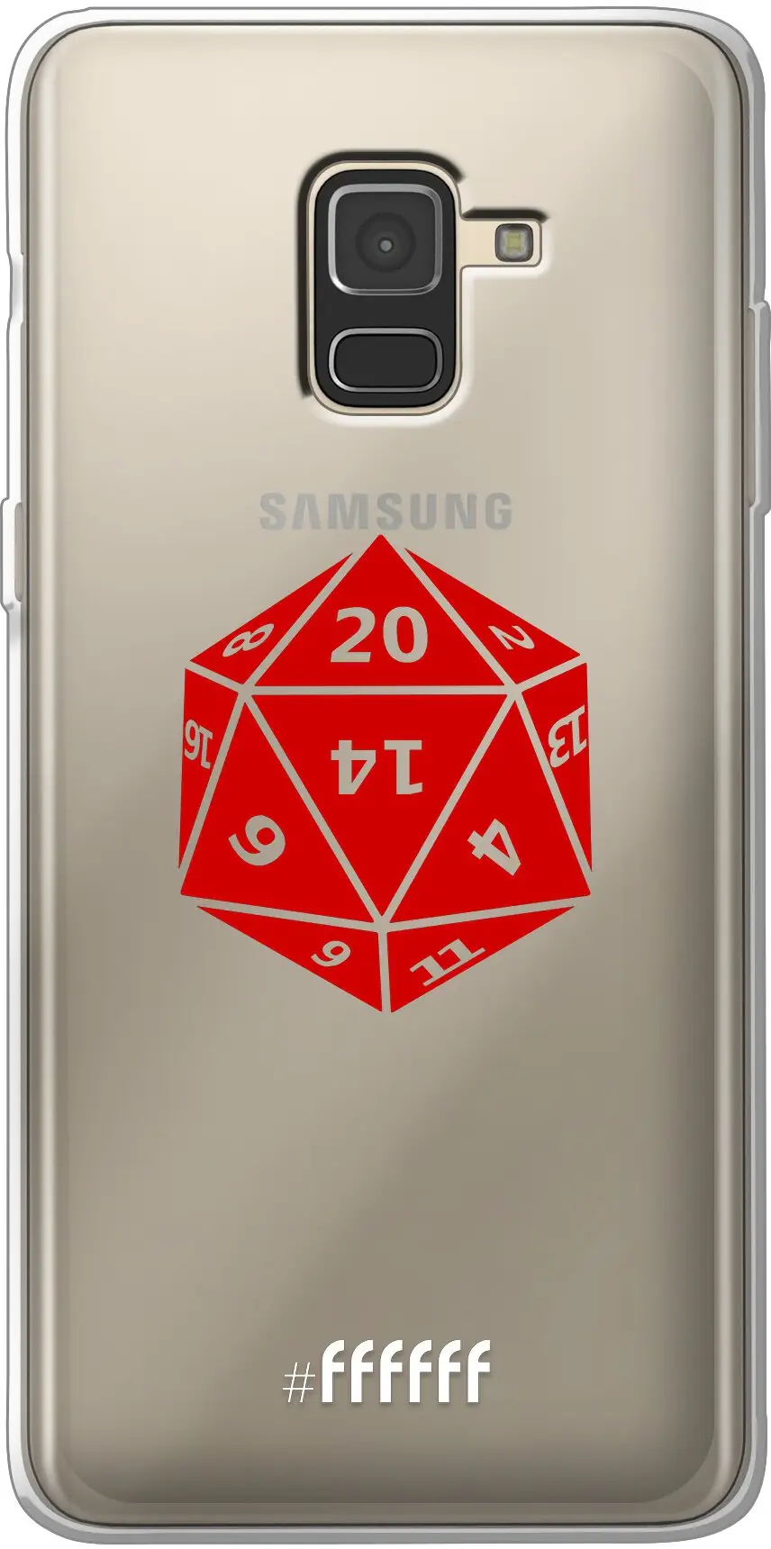 D20 - Transparant Galaxy A8 (2018)