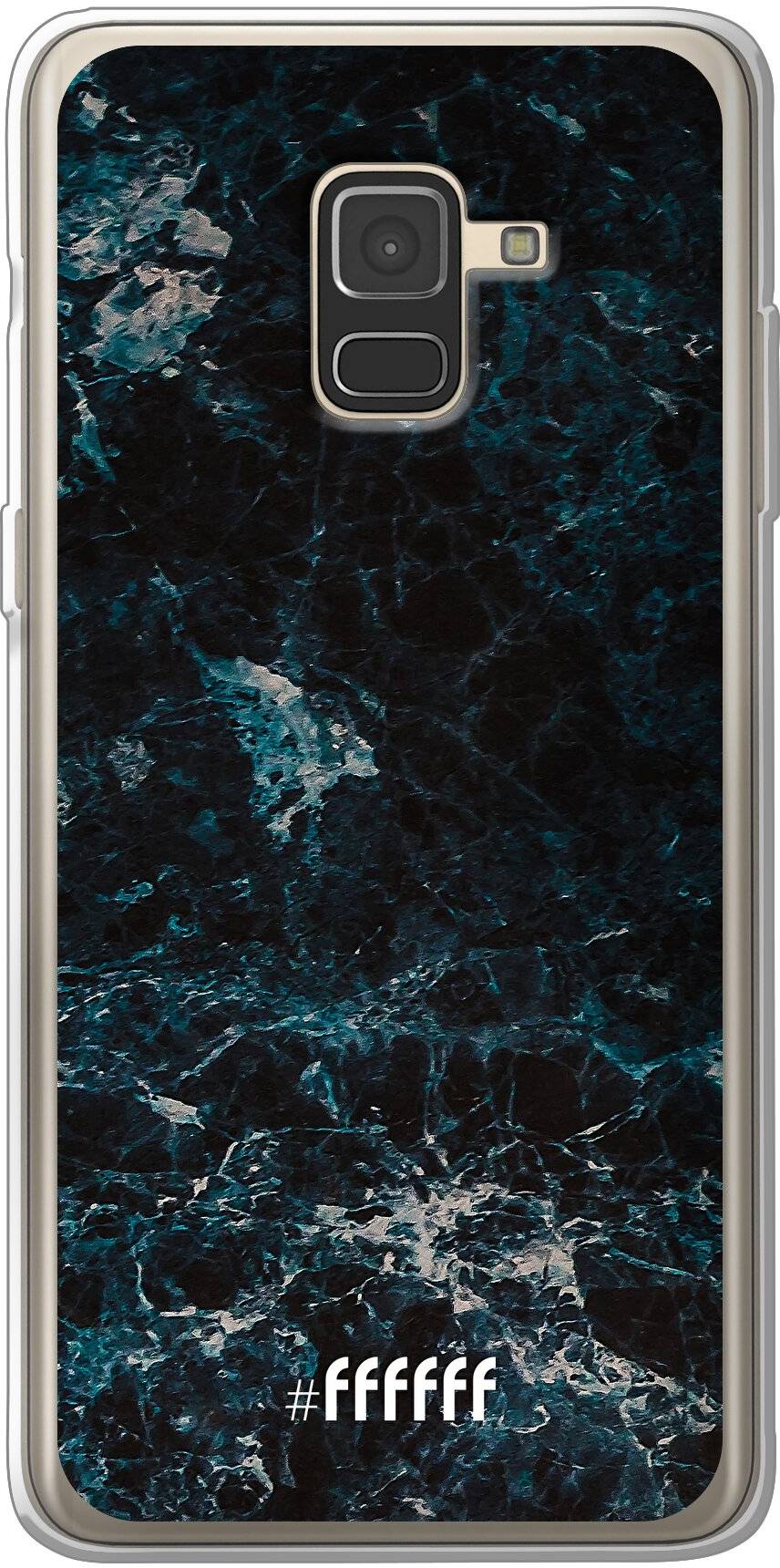 Dark Blue Marble Galaxy A8 (2018)