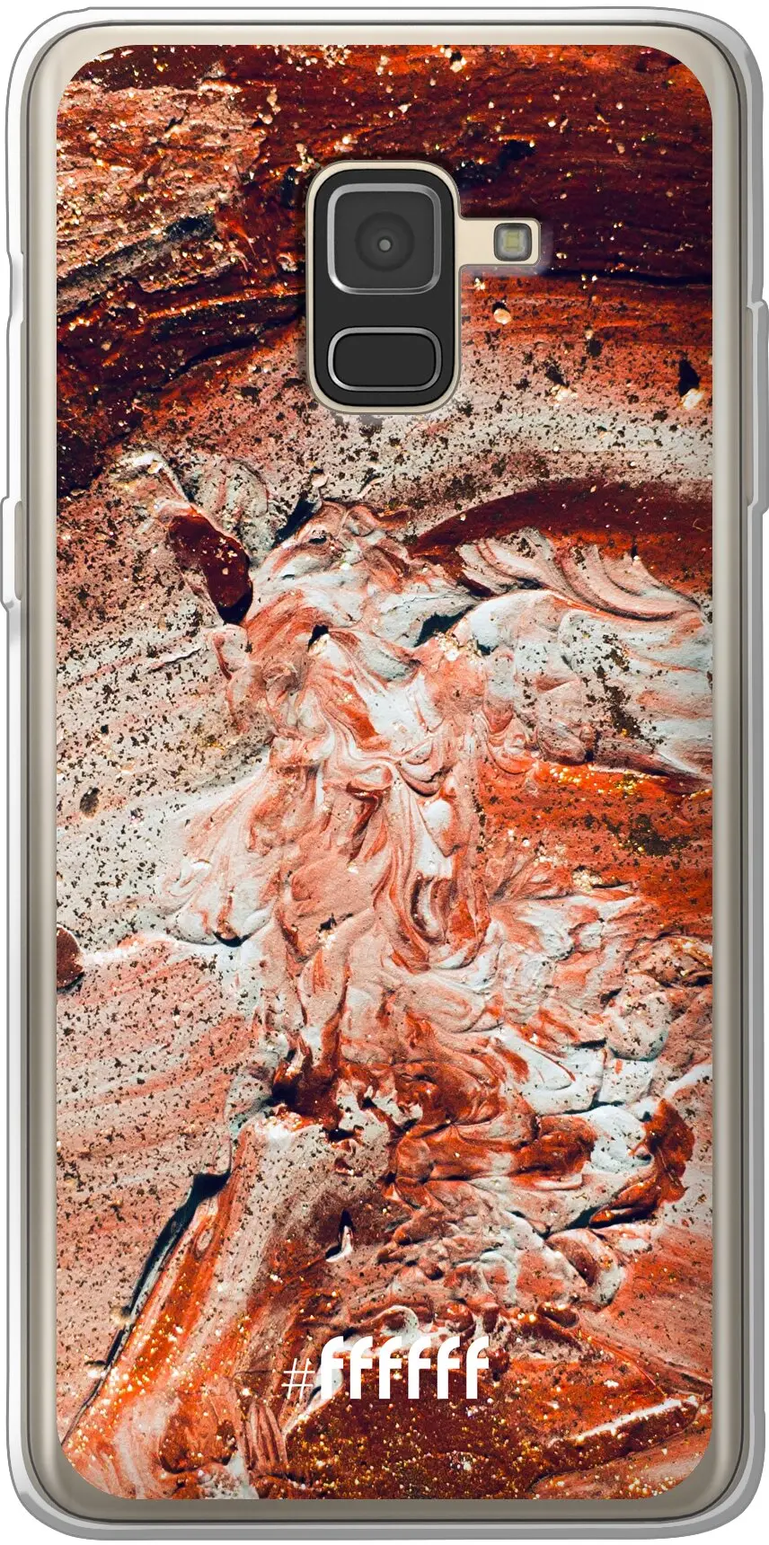 Orange Red Party Galaxy A8 (2018)