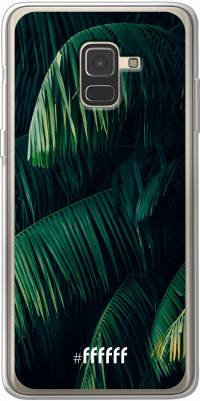 Palm Leaves Dark Galaxy A8 (2018)