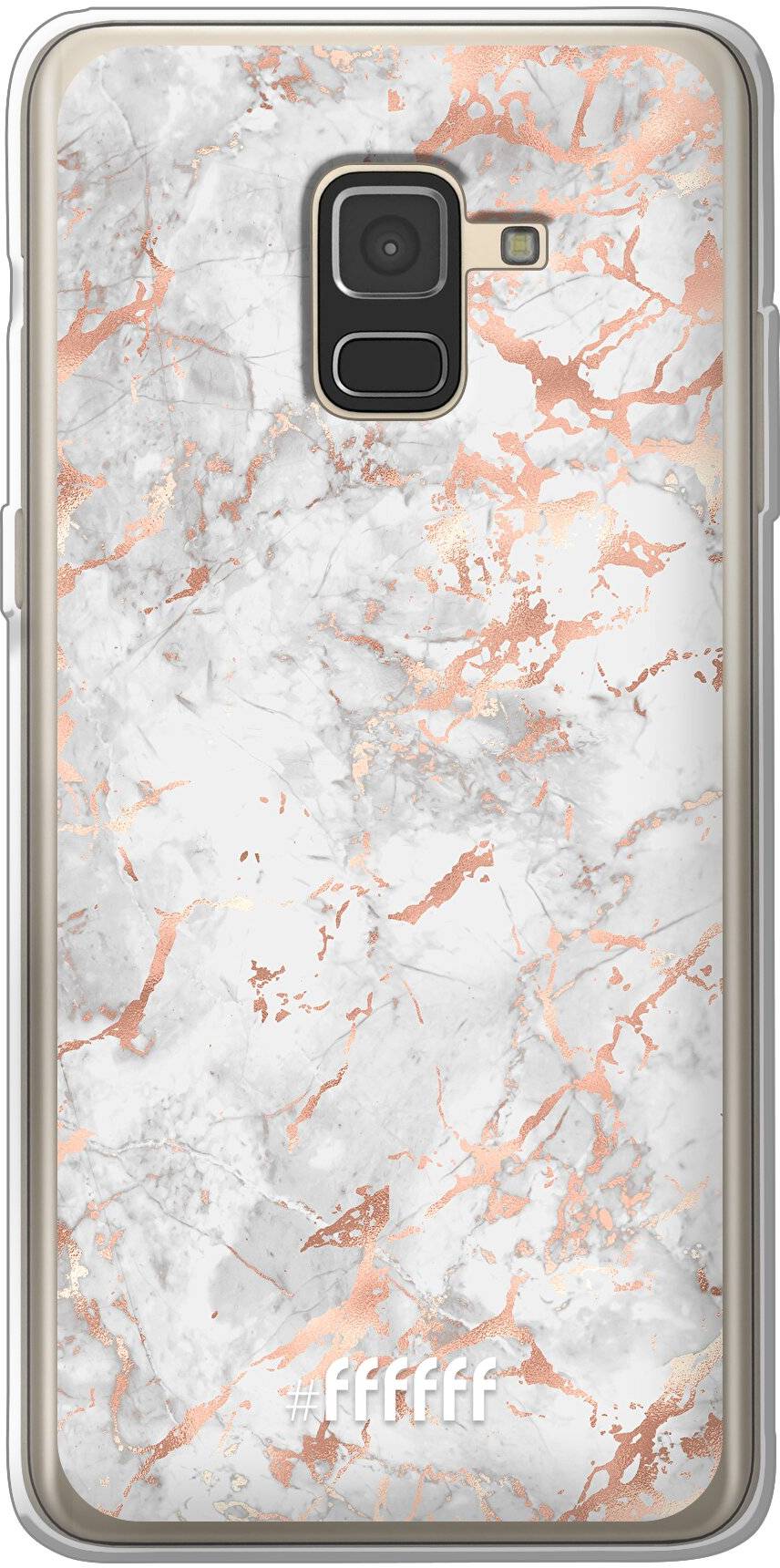 Peachy Marble Galaxy A8 (2018)