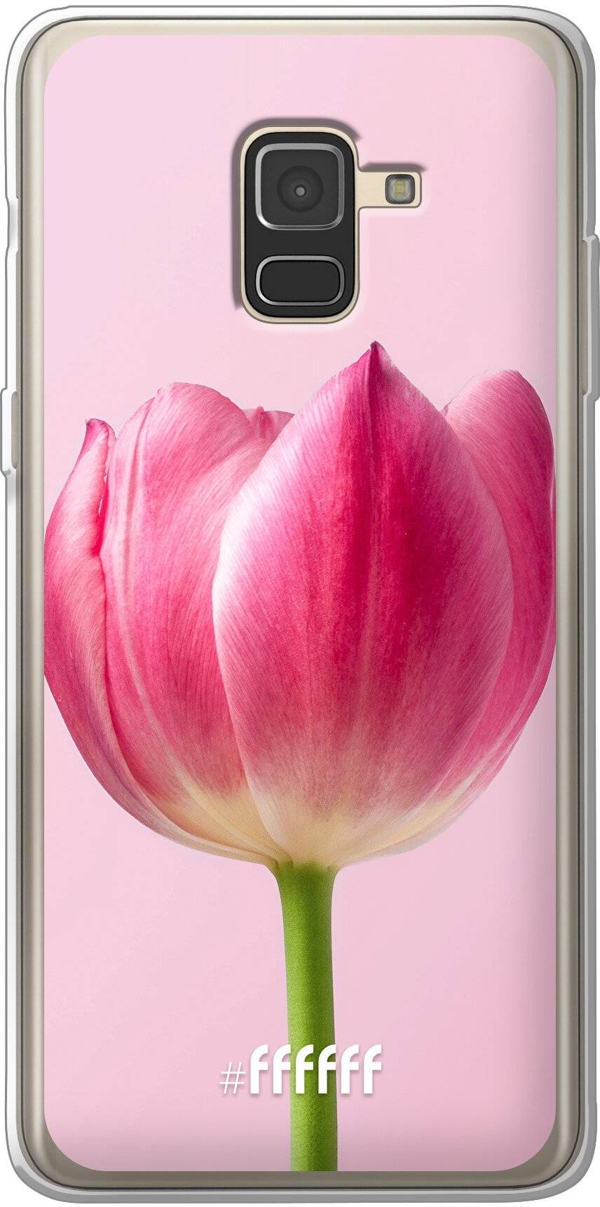 Pink Tulip Galaxy A8 (2018)