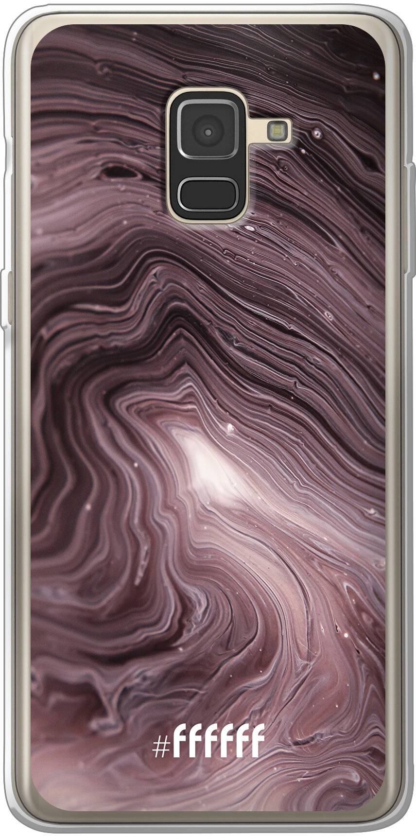 Purple Marble Galaxy A8 (2018)