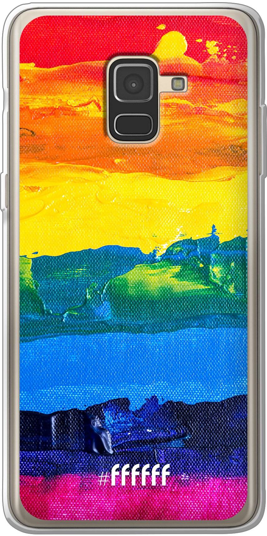 Rainbow Canvas Galaxy A8 (2018)