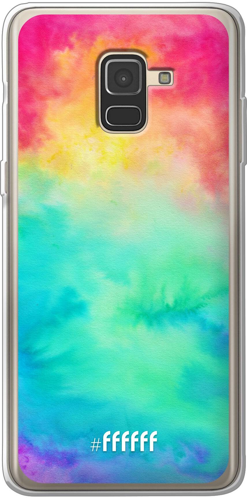 Rainbow Tie Dye Galaxy A8 (2018)