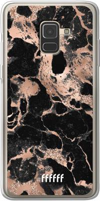 Rose Gold Marble Galaxy A8 (2018)