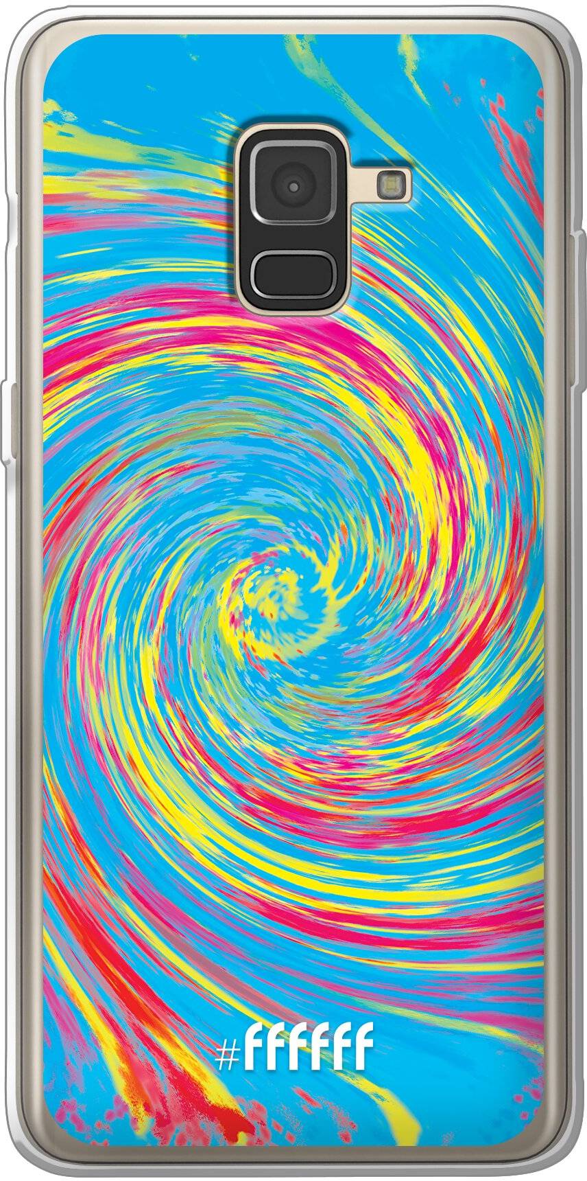 Swirl Tie Dye Galaxy A8 (2018)