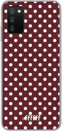 Burgundy Dots Galaxy A03s