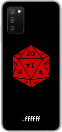 D20 - Black Galaxy A03s