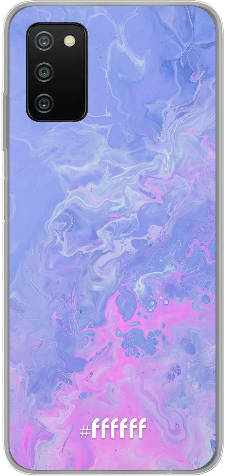 Purple and Pink Water Galaxy A03s