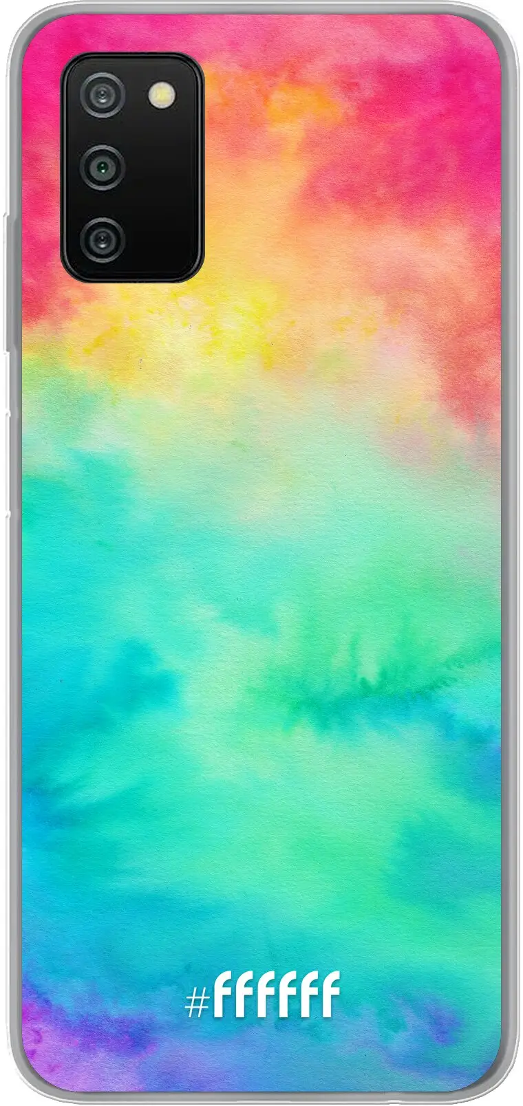 Rainbow Tie Dye Galaxy A03s