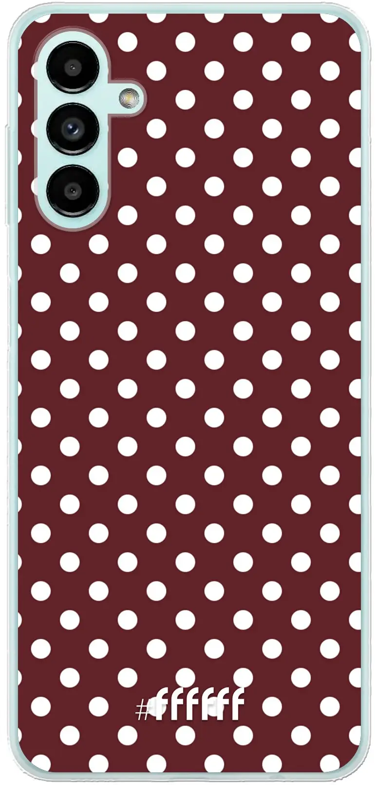 Burgundy Dots Galaxy A04s