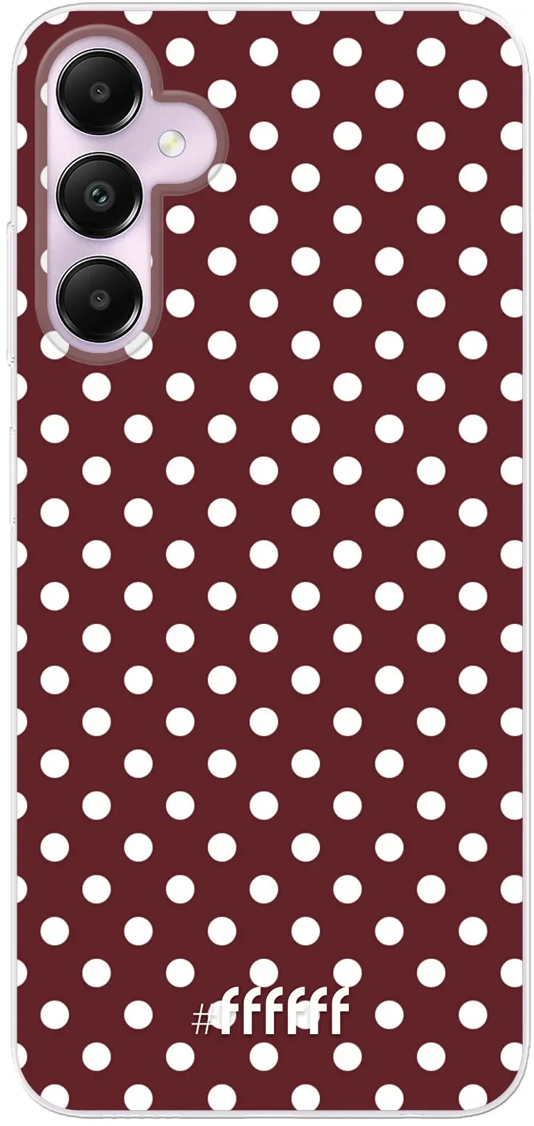 Burgundy Dots Galaxy A05s