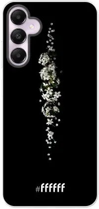 White flowers in the dark Galaxy A05s