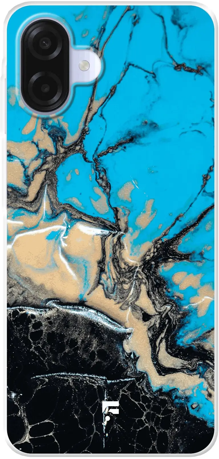 Blue meets Dark Marble Galaxy A07