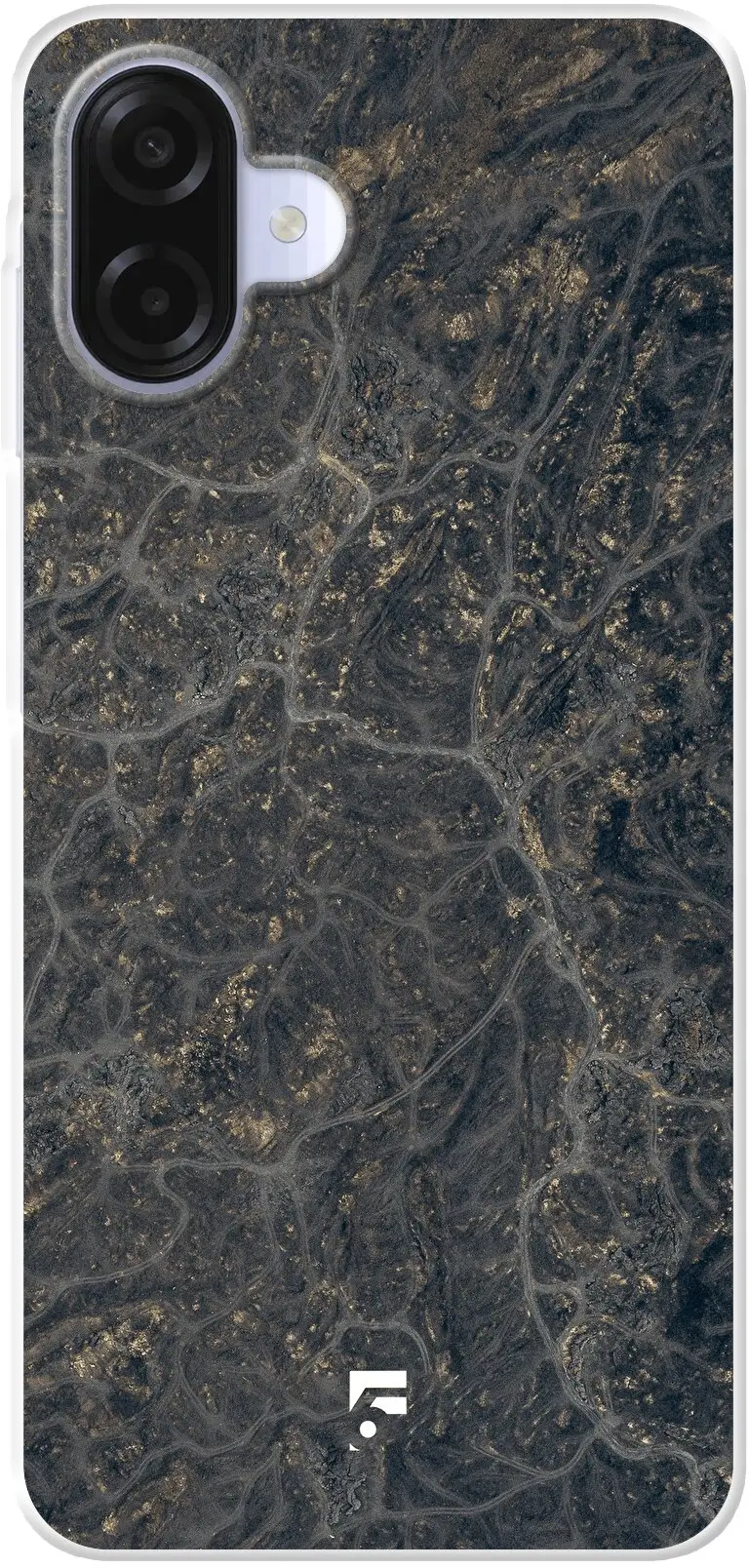 Golden Glitter Marble Galaxy A07