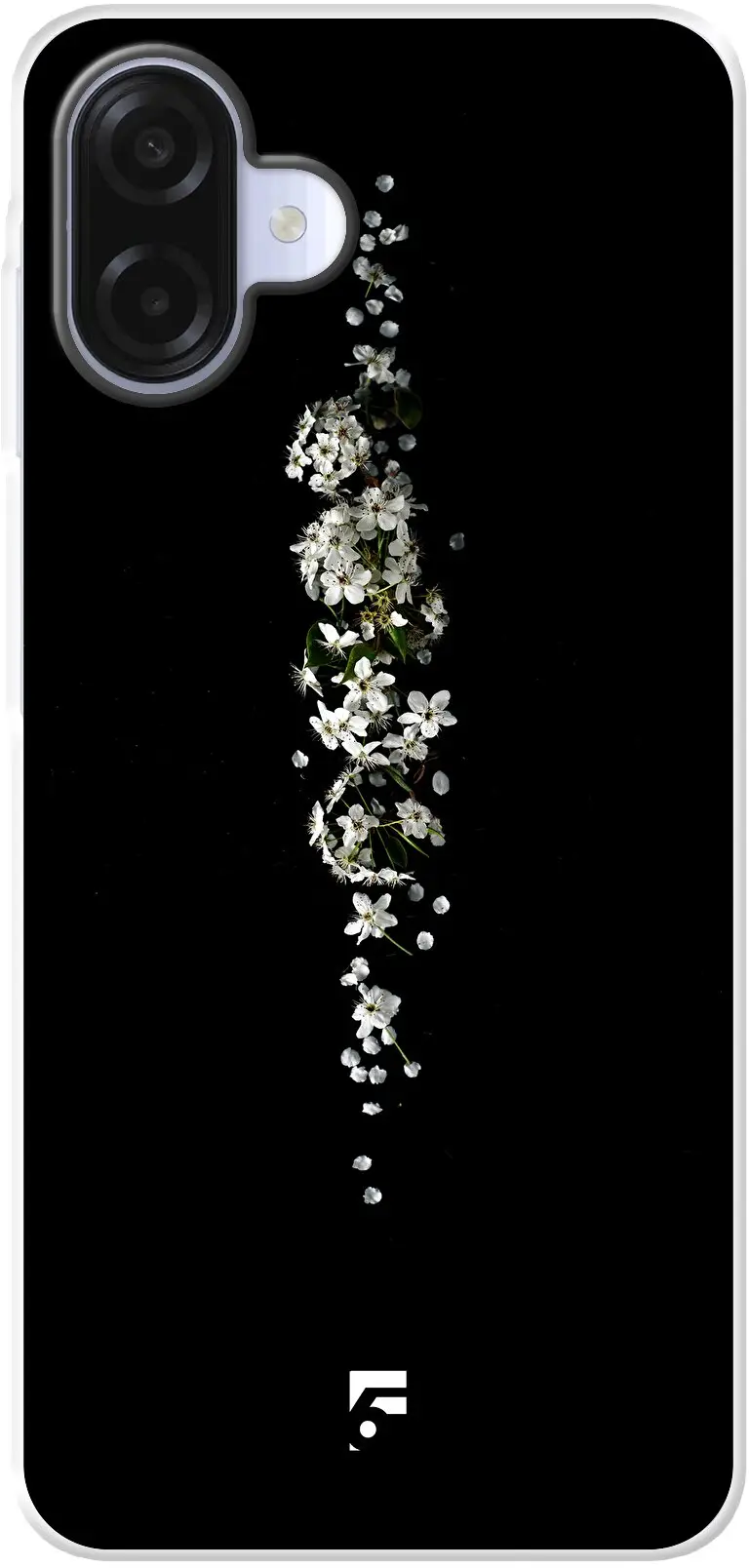 White flowers in the dark Galaxy A07