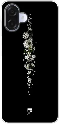 White flowers in the dark Galaxy A07