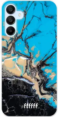 Blue meets Dark Marble Galaxy A15