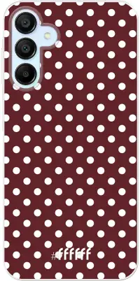 Burgundy Dots Galaxy A15