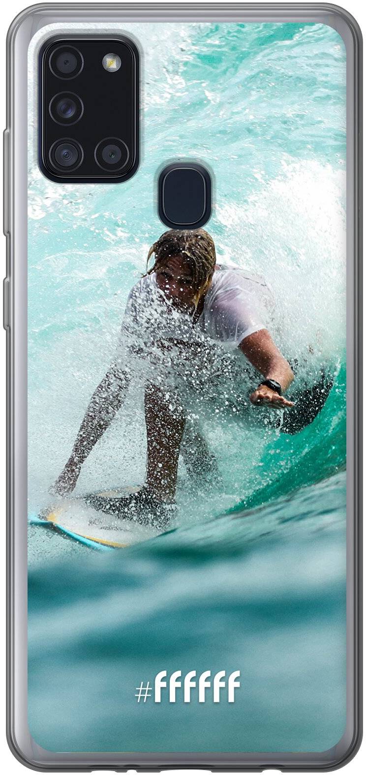 Boy Surfing Galaxy A21s