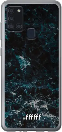 Dark Blue Marble Galaxy A21s