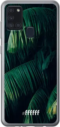 Palm Leaves Dark Galaxy A21s