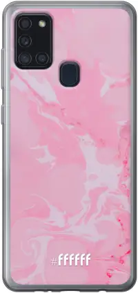 Pink Sync Galaxy A21s