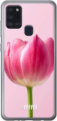 Pink Tulip Galaxy A21s