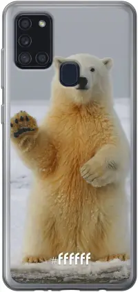 Polar Bear Galaxy A21s