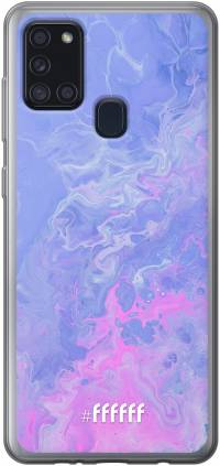 Purple and Pink Water Galaxy A21s