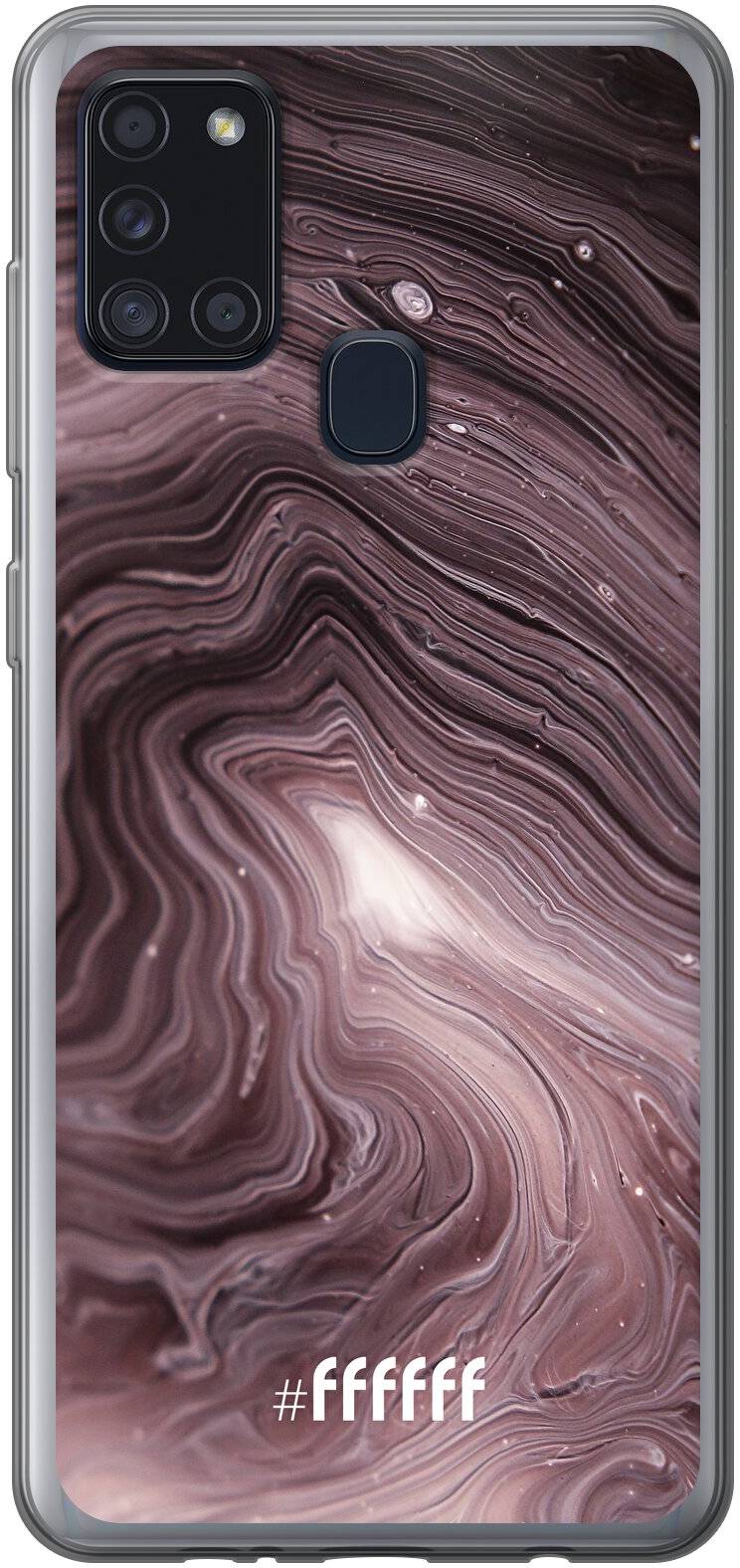 Purple Marble Galaxy A21s
