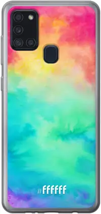 Rainbow Tie Dye Galaxy A21s