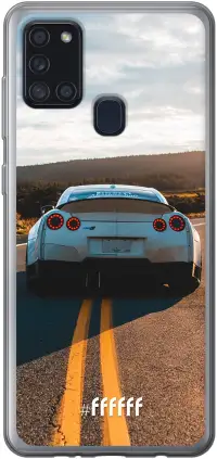 Silver Sports Car Galaxy A21s