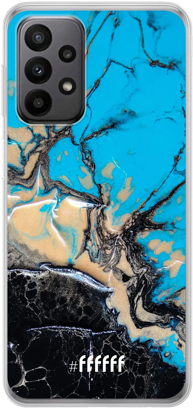 Blue meets Dark Marble Galaxy A23 5G