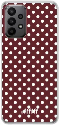 Burgundy Dots Galaxy A23 5G