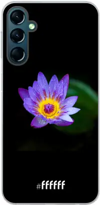 Purple Flower in the Dark Galaxy A24 4G