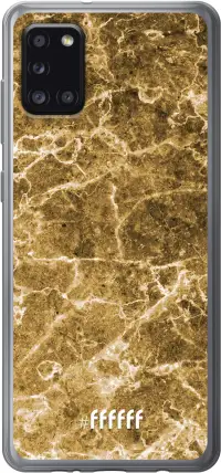 Gold Marble Galaxy A31