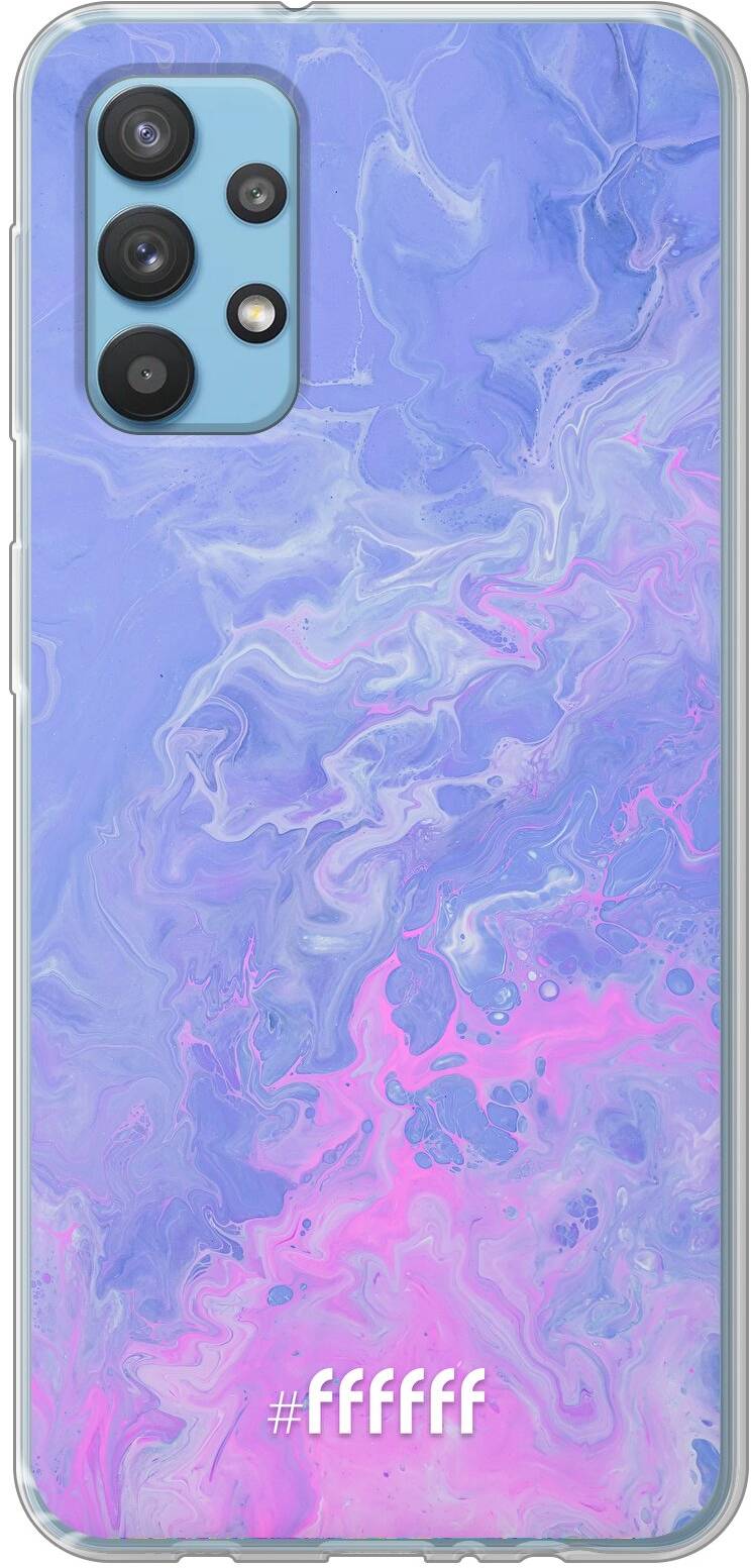 Purple and Pink Water Galaxy A32 4G