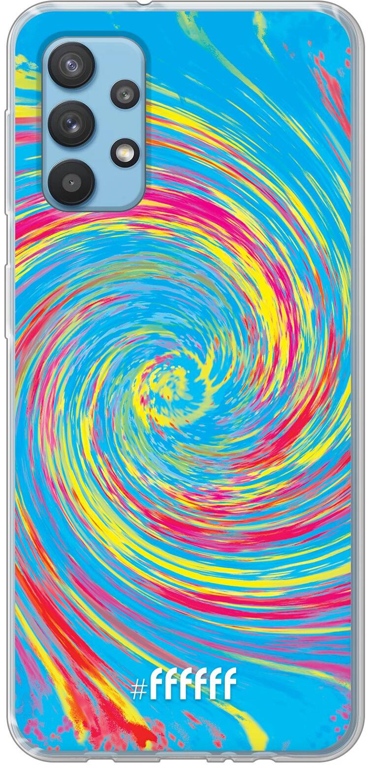 Swirl Tie Dye Galaxy A32 4G