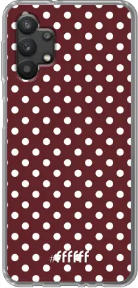 Burgundy Dots Galaxy A32 5G