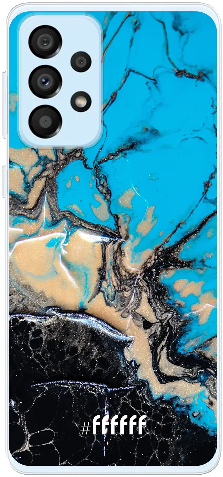 Blue meets Dark Marble Galaxy A33 5G