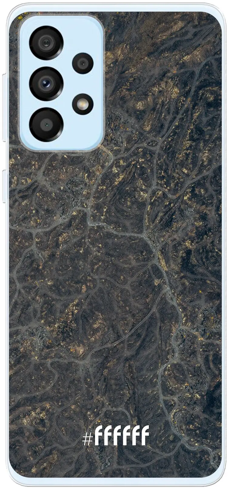 Golden Glitter Marble Galaxy A33 5G