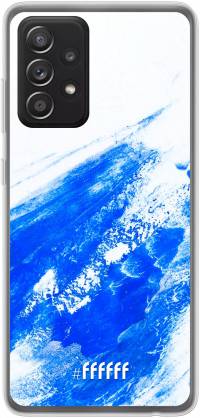 Blue Brush Stroke Galaxy A52