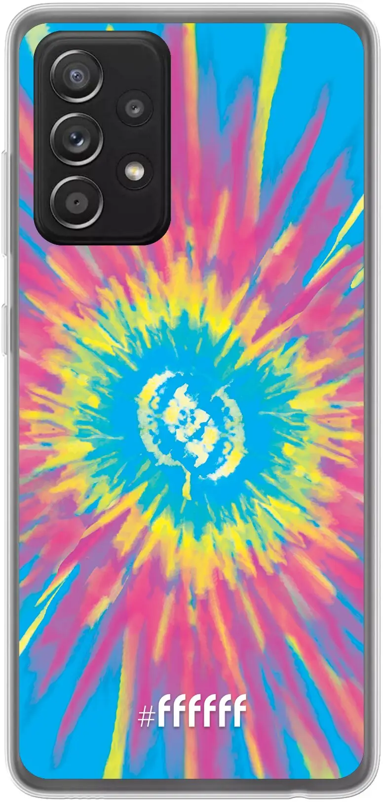 Flower Tie Dye Galaxy A52